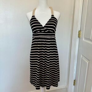 Y2k Striped Beach Dress